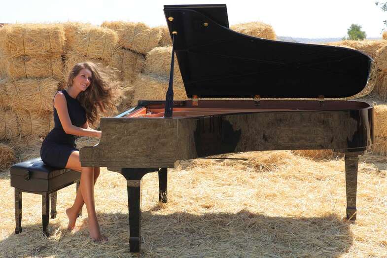 María Toledo, al piano, presentará su nuevo disco (Foto TA)